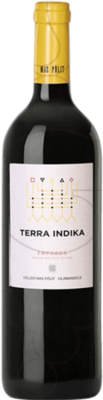 9,95 € Free Shipping | Red wine Mas Pòlit Terra Indika Crianza D.O. Empordà Catalonia Spain Grenache Bottle 75 cl