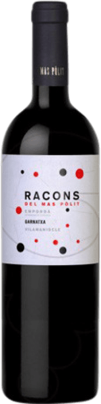 18,95 € Free Shipping | Red wine Mas Pòlit Racons Aged D.O. Empordà Catalonia Spain Grenache Bottle 75 cl