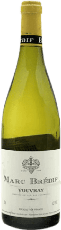 17,95 € Envío gratis | Vino Blanco Brédif Vouvray Crianza A.O.C. Francia Francia Chenin 75 cl