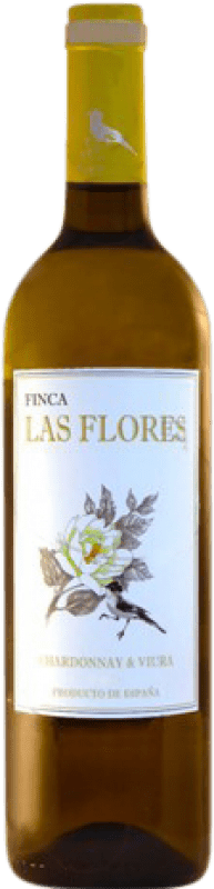 7,95 € Envoi gratuit | Vin Blanc Castillo de Monjardín Finca las Flores Jeune D.O. Navarra Navarre Espagne Macabeo — Macabeu, Chardonnay Bouteille 75 cl