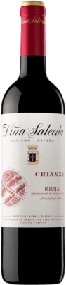 12,95 € Free Shipping | Red Wine Viña Salceda Crianza — Aged D.O.Ca. Rioja Basque Country Spain Tempranillo, Graciano, Mazuelo Bottle 75 cl