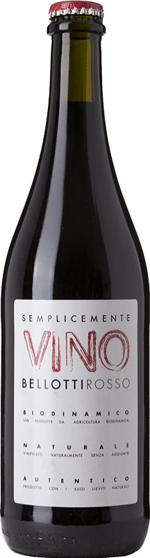 16,95 € 免费送货 | 红酒 Cascina degli Ulivi Semplicemente Vino Bellotti 年轻的 D.O.C. Italy 意大利 Dolcetto, Barbera 瓶子 75 cl