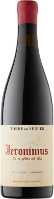 24,95 € Free Shipping | Red wine Torre del Veguer Jeronimus Aged D.O. Penedès Catalonia Spain Syrah, Cabernet Sauvignon Bottle 75 cl