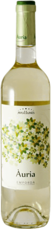 13,95 € Free Shipping | White wine Mas Llunes Àuria Joven D.O. Empordà Catalonia Spain Muscat Bottle 75 cl