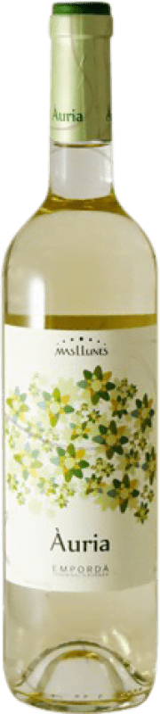 14,95 € Free Shipping | White wine Mas Llunes Àuria Young D.O. Empordà Catalonia Spain Muscat Bottle 75 cl