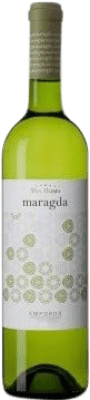 9,95 € Free Shipping | White wine Mas Llunes Maragda Joven D.O. Empordà Catalonia Spain Grenache White, Macabeo Bottle 75 cl