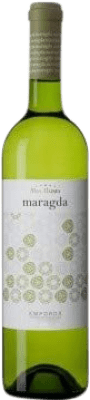 9,95 € 免费送货 | 白酒 Mas Llunes Maragda 年轻的 D.O. Empordà 加泰罗尼亚 西班牙 Grenache White, Macabeo 瓶子 75 cl