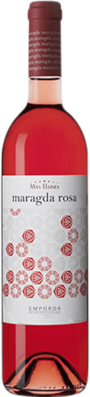 9,95 € Free Shipping | Rosé wine Mas Llunes Maragda Joven D.O. Empordà Catalonia Spain Syrah, Grenache Bottle 75 cl