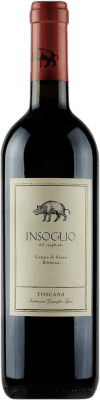 33,95 € Free Shipping | Red wine Campo di Sasso Insoglio del Cinghiale Aged D.O.C. Italy Italy Merlot, Syrah, Cabernet Franc, Petit Verdot Bottle 75 cl