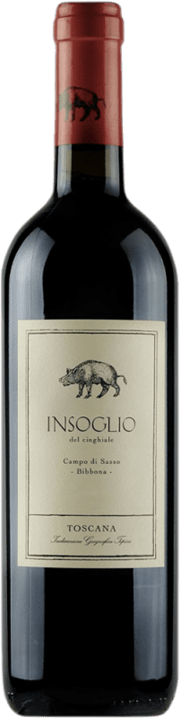 33,95 € Free Shipping | Red wine Campo di Sasso Insoglio del Cinghiale Aged D.O.C. Italy (Others) Italy Merlot, Syrah, Cabernet Franc, Petit Verdot Bottle 75 cl