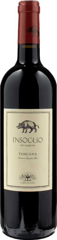 36,95 € Kostenloser Versand | Rotwein Campo di Sasso Insoglio del Cinghiale Crianza — Kurze Fassreifung D.O.C. Italien Italien Merlot, Syrah, Cabernet Franc, Petit Verdot Flasche 75 cl