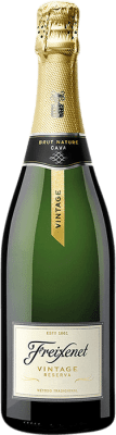 10,95 € Envoi gratuit | Vin Mousseux Blanc Freixenet Brut Nature Vintage Réserve D.O. Cava Catalogne Espagne Macabeo — Macabeu, Xarel·lo, Parellada 75 cl