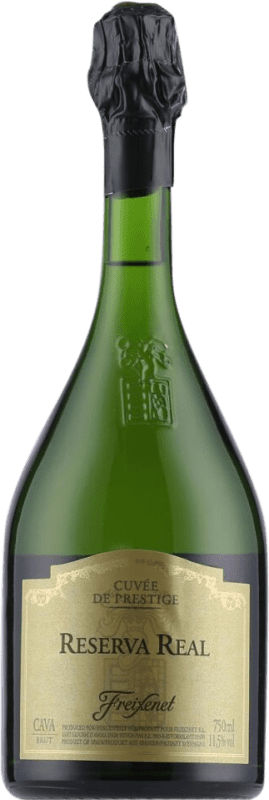 18,95 € Бесплатная доставка | Белое игристое вино Freixenet Real Brut — брют Резерва D.O. Cava Каталония Испания Macabeo — Макабео, Xarel·lo — Шарелло, Parellada — Парельяда 75 cl