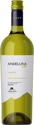 14,95 € Бесплатная доставка | Белое вино Andeluna 1300 Молодой Аргентина Torrontés бутылка 75 cl
