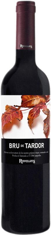 13,95 € Free Shipping | Red wine Rovellats Bru de Tardor Aged D.O. Penedès Catalonia Spain Merlot, Grenache, Cabernet Sauvignon Bottle 75 cl