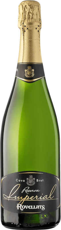 11,95 € Spedizione Gratuita | Spumante bianco Rovellats Imperial Selecció Tinars Brut Riserva D.O. Cava Catalogna Spagna Macabeo, Xarel·lo, Parellada Bottiglia 75 cl