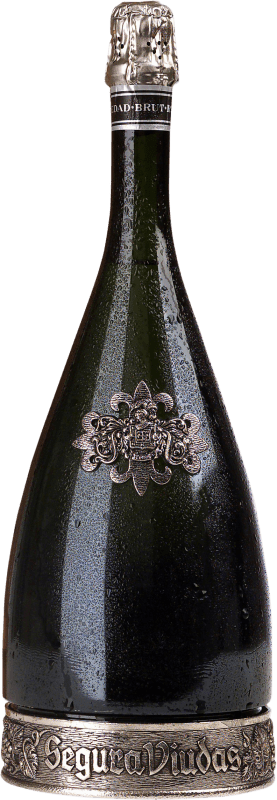 39,95 € 免费送货 | 白起泡酒 Segura Viudas Heredad 香槟 预订 D.O. Cava 加泰罗尼亚 西班牙 Macabeo, Parellada 瓶子 Magnum 1,5 L