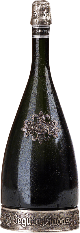55,95 € Free Shipping | White Sparkling Wine Segura Viudas Heredad Brut Reserve — Aged D.O. Cava Catalonia Spain Macabeo, Parellada Magnum Bottle 1,5 L