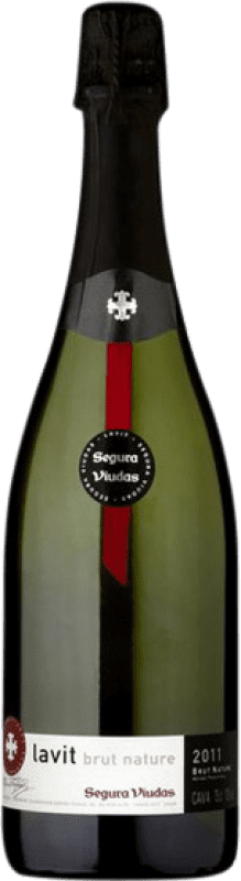 10,95 € 送料無料 | 白のスパークリングワイン Segura Viudas Lavit Brut Nature — ブリュット・ナチュール レセルバ D.O. Cava カタロニア スペイン Macabeo — マカベオ, Parellada — パレリャーダ 75 cl