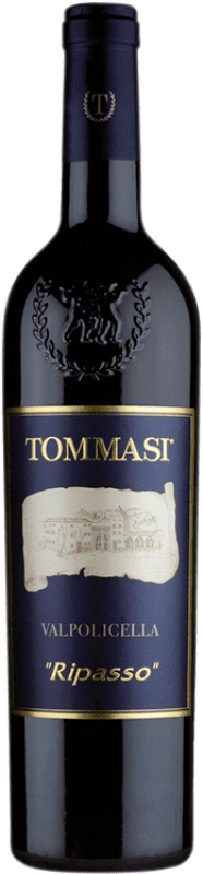 21,95 € Free Shipping | Red wine Tommasi Crianza D.O.C. Valpolicella Ripasso Italy Corvina, Rondinella, Corvinone Bottle 75 cl