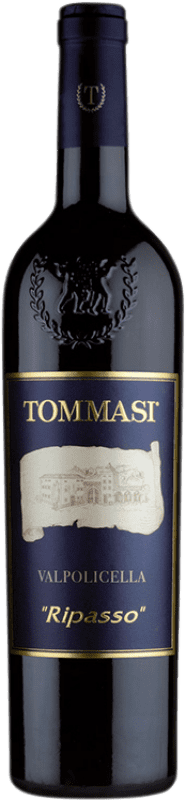 31,95 € Free Shipping | Red wine Tommasi Aged D.O.C. Valpolicella Ripasso Italy Corvina, Rondinella, Corvinone Bottle 75 cl