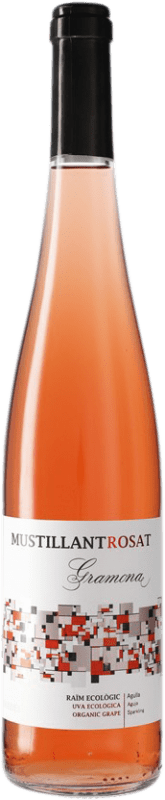 9,95 € 免费送货 | 玫瑰气泡酒 Gramona Mustillant Rosat Vi d'Agulla D.O. Penedès 加泰罗尼亚 西班牙 Merlot, Syrah 瓶子 75 cl