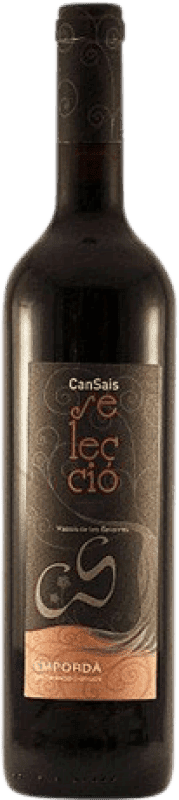 15,95 € Free Shipping | Red wine Can Sais Selecció Aged D.O. Empordà Catalonia Spain Tempranillo, Merlot, Grenache Bottle 75 cl