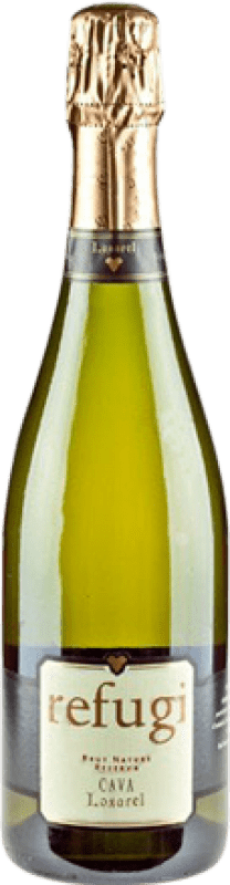 31,95 € Бесплатная доставка | Белое игристое вино Loxarel Refugi Brut Nature — Брют Натюр Резерва D.O. Cava Каталония Испания Xarel·lo — Шарелло, Chardonnay — Шардоне 75 cl
