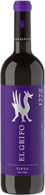 11,95 € Spedizione Gratuita | Vino rosso El Grifo Giovane D.O. Lanzarote Isole Canarie Spagna Listán Nero Bottiglia 75 cl