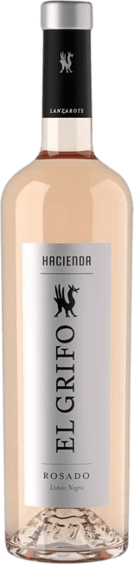 29,95 € Envio grátis | Vinho rosé El Grifo Lágrima Jovem D.O. Lanzarote Ilhas Canárias Espanha Listán Preto Garrafa 75 cl