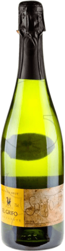 19,95 € Kostenloser Versand | Weißer Sekt El Grifo Brut Jung D.O. Lanzarote Kanarische Inseln Spanien Malvasía Flasche 75 cl