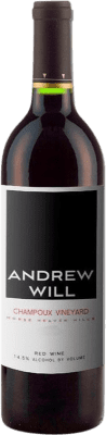 123,95 € Free Shipping | Red wine Andrew Will Champoux Vineyard United States Merlot, Cabernet Sauvignon, Cabernet Franc, Petit Verdot Bottle 75 cl