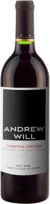 123,95 € Envoi gratuit | Vin rouge Andrew Will Champoux Vineyard États Unis Merlot, Cabernet Sauvignon, Cabernet Franc, Petit Verdot Bouteille 75 cl