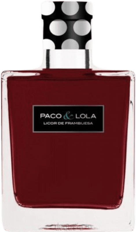 28,95 € Free Shipping | Infused Liqueur Paco & Lola Licor de Frambuesa Licor Macerado Spain Medium Bottle 50 cl