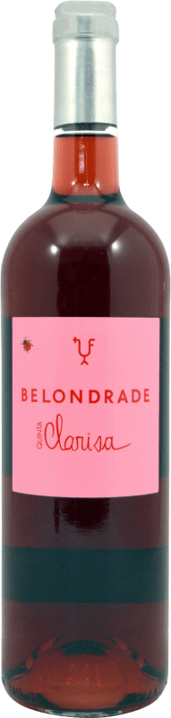 15,95 € 免费送货 | 玫瑰酒 Belondrade Quinta Clarisa 年轻的 I.G.P. Vino de la Tierra de Castilla y León 卡斯蒂利亚莱昂 西班牙 Tempranillo 瓶子 75 cl
