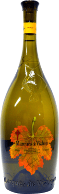 36,95 € Kostenloser Versand | Weißwein Marqués de Vizhoja Jung Galizien Spanien Jeroboam-Doppelmagnum Flasche 3 L