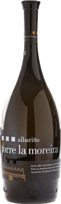 34,95 € Free Shipping | White wine Marqués de Vizhoja Torre la Moreira Young D.O. Rías Baixas Galicia Spain Albariño, Sauvignon White Jéroboam Bottle-Double Magnum 3 L