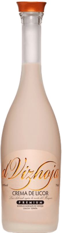 17,95 € Kostenloser Versand | Cremelikör Marqués de Vizhoja Crema de Orujo Spanien Flasche 70 cl