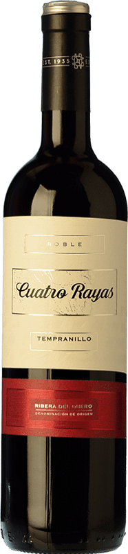 10,95 € Kostenloser Versand | Rotwein Cuatro Rayas Jung D.O. Rueda Kastilien und León Spanien Tempranillo 75 cl