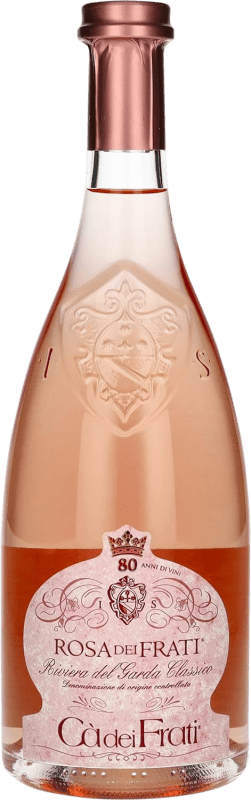 18,95 € Envio grátis | Vinho Rosé Cà dei Frati Rosa dei Frati Jovem D.O.C. Itália Lombardia Itália Sangiovese, Barbera, Marzemino, Groppello 75 cl