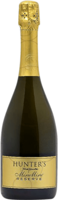 34,95 € Envio grátis | Espumante branco Hunter's Miru Miru Brut Reserva Nova Zelândia Pinot Preto, Chardonnay, Pinot Meunier Garrafa 75 cl