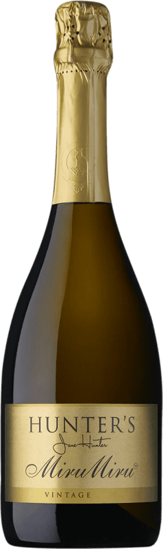 29,95 € Envoi gratuit | Vin Mousseux Blanc Hunter's Miru Miru Brut Réserve Nouvelle-Zélande Pinot Noir, Chardonnay, Pinot Meunier Bouteille 75 cl