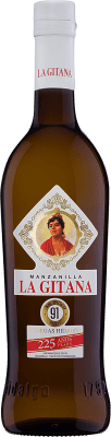 4,95 € 送料無料 | 酒精強化ワイン La Gitana D.O. Manzanilla-Sanlúcar de Barrameda Andalucía y Extremadura スペイン Palomino Fino ハーフボトル 37 cl