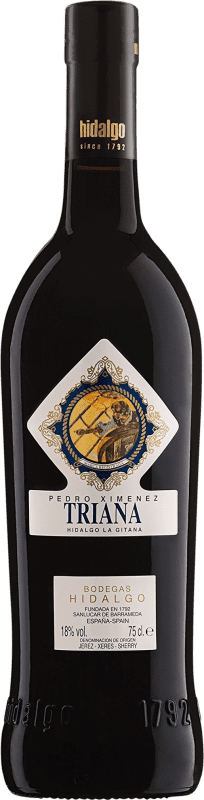 18,95 € 免费送货 | 强化酒 La Gitana Triana D.O. Jerez-Xérès-Sherry Andalucía y Extremadura 西班牙 Pedro Ximénez 瓶子 75 cl