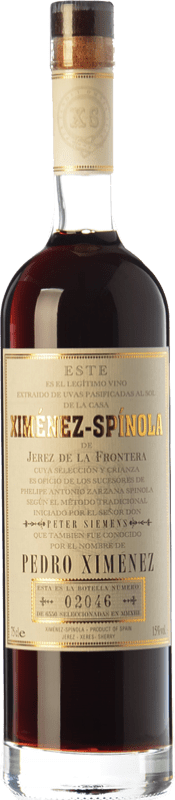 75,95 € Бесплатная доставка | Крепленое вино Ximénez-Spínola Muy viejo D.O. Jerez-Xérès-Sherry Андалусия Испания Pedro Ximénez бутылка 75 cl