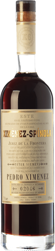 79,95 € Envio grátis | Vinho Generoso Fortificado Ximénez-Spínola VO Very Old — Muito Velho D.O. Jerez-Xérès-Sherry Andaluzia Espanha Pedro Ximénez 75 cl