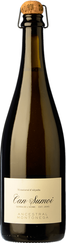 17,95 € Envio grátis | Espumante branco Can Sumoi Ancestral D.O. Penedès Catalunha Espanha Parellada Montonega Garrafa 75 cl