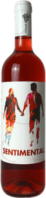 9,95 € Spedizione Gratuita | Vino Rosato Gelamà Sentimental Giovane D.O. Empordà Catalogna Spagna 75 cl