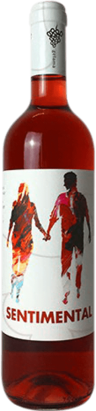 9,95 € Free Shipping | Rosé wine Gelamà Sentimental Young D.O. Empordà Catalonia Spain Bottle 75 cl