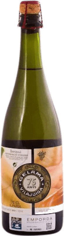 11,95 € Free Shipping | White sparkling Gelamà Brut Nature Young D.O. Empordà Catalonia Spain Macabeo Bottle 75 cl